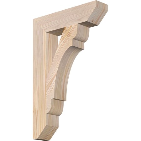 Ekena Millwork Olympic Slat Smooth Bracket, Douglas Fir, 3 1/2"W x 16"D x 24"H BKT04X16X24OLY06SDF